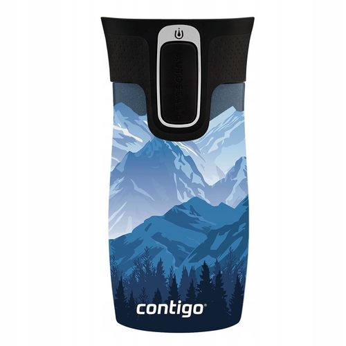 Kubek termiczny Contigo West Loop Mini 300ml - Niebieski metalik - Góry na Arena.pl