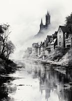 Plakat 20,5x28,4cm Mglisty Refleks