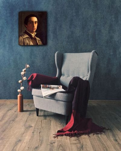 Self Portrait, Edgar Degas - obraz na płótnie 30x40 cm na Arena.pl