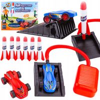ZESTAW DLA DZIECI WYRZUTNIA RAKIET Piankowych SAMOCHODÓW AUTA Rakieta Gra