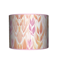 Abażur Walec - Kolorowe listki