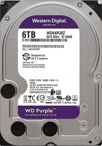 DYSK TWARDY WESTERN DIGITAL WD64PURZ WD PURPLE 6TB SATA 3,5" na Arena.pl