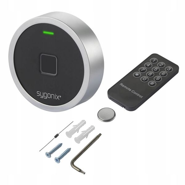 System dostępu na ODCISK palca METALOWY zamek RFID nawierzchniowy Sygonix zdjęcie 1