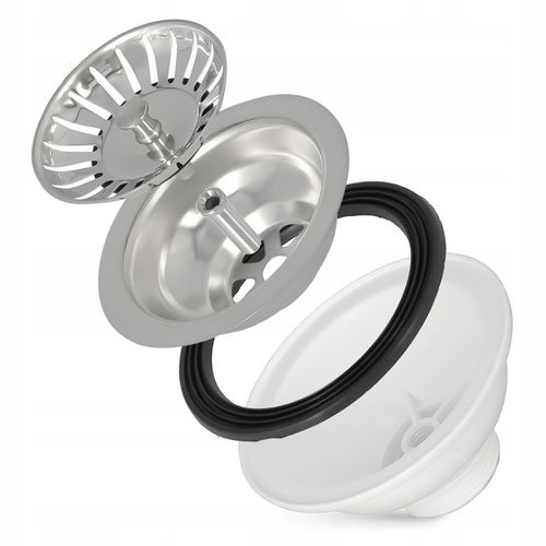 Odpływ Zlewu 3,5 SITKO METALOWE Korek Spust Syfon Zlewozmywaka Uniwersal MR na Arena.pl