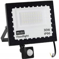 HALOGEN LED 30W NAŚWIETLACZ SLIM CZUJNIK RUCHU ZEWNĘTRZNY DO MAGAZYNU