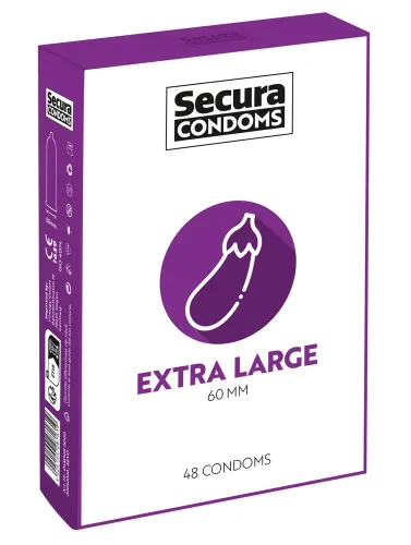 secura extra large - prezerwatywy extra duże 48pcs box na Arena.pl