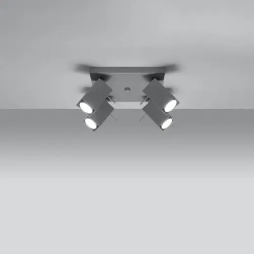 Plafon MERIDA 4 szary na Arena.pl