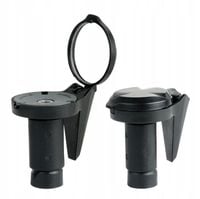 Dwa Lusterka rowerowe składane mocowane w rurce kierownicy wypukłe UNIWERS