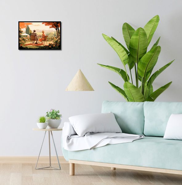 Plakat 45x30cm Retro Randka zdjęcie 4