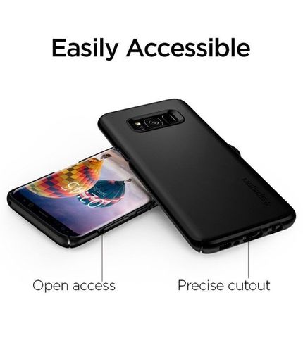 SPIGEN THIN FIT SAMSUNG GALAXY S8 PLUS BLACK 571CS21676 na Arena.pl