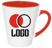 Kubek Latte mały ceramiczny nadruk TWOJE LOGO NAPIS gadżet firmowy 10 sztuk