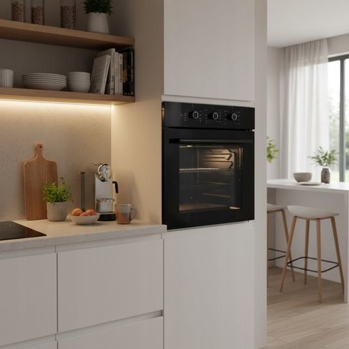 PIEKARNIK DO ZABUDOWY GŁĘBOKOŚĆ 55cm ELEKTRYCZNY 50L CZARNY POKRĘTŁA na Arena.pl