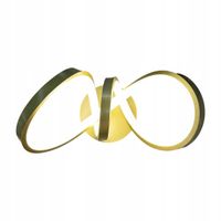 Kinkiet TESORO Ring złoty 15W LED Gold 1200Lm Milagro ML1053