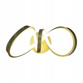 Kinkiet TESORO Ring złoty 15W LED Gold 1200Lm Milagro ML1053