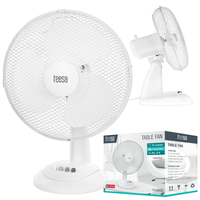 Wiatrak wentylator stołowy biurkowy Teesa CICHY BIUROWY MOCNY OSCYLACJA