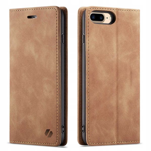 Spacecase Wallet Iphone 7/8 Plus Light Brown zdjęcie 5