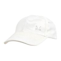 Biała Czapka Damska Z Daszkiem Błyszczące Moro Modna Cz-1M