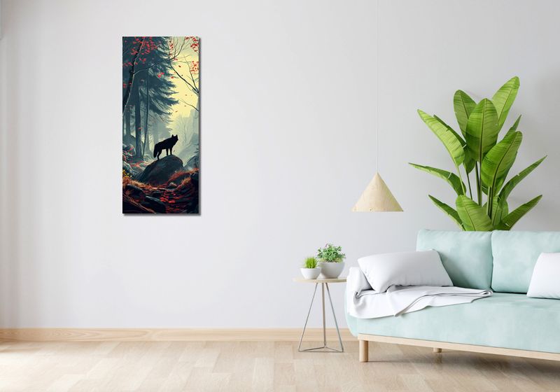 Obraz 40x100cm Leśne Echa zdjęcie 2