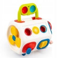 SKRZYNKA AKTYWNOŚCI DUMEL FULIFUN PRZYCISKI POKRĘTŁA PRZEŁĄCZNIK PISZCZAŁKA