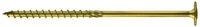 WKRĘT DO DREWNA Z KOŁNIERZEM NA TORX OCYNK ŻÓŁTY 8*240MM T40 - 50.0 SZT - SPKK 8*240 Z