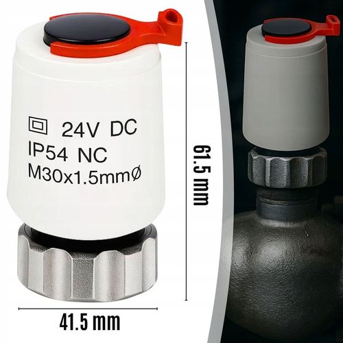 SIŁOWNIK TERMOELEKTRYCZNY DO ROZDZIELACZA ZAWORU M30 x 1.5 24V DC 2 na Arena.pl