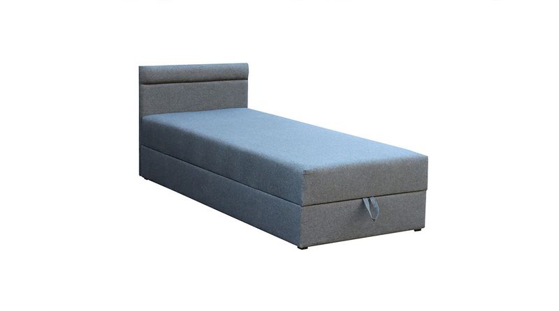 ARN201-W2 Nowe Łóżko Tapczan 80x190 80/190 z materacem i pojemnikiem zdjęcie 2