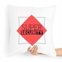 Prezent Poduszka Dla Ochroniarza Stróż Security Z Nadrukiem Ze Zdjęciem