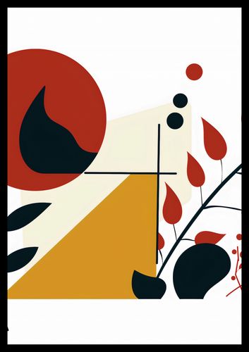 Plakat 68x98cm Ogień i Flora na Arena.pl