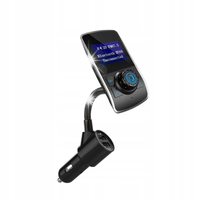 3w1 Zestaw Transmiter Fm Bluetooth MP3 2x USB 3.1A + 2x Ładowarka