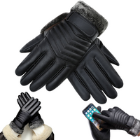 RĘKAWICE ZIMOWE DOTYKOWE OCIEPLANE ANTYPOŚLIZGOWE