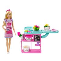 Barbie I Can Be Kariera Zestaw Kwiaciarnia + Lalka Florystka GTN58