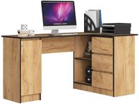 BIURKO NAROŻNE B20 CLP PRAWOSTRONNE PK DĄB CRAFT