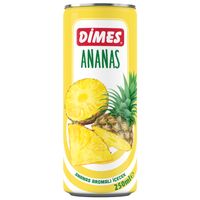 Dimes Sok Ananasowy 250 ml | Zestaw 12 Puszek | Egzotyczne Orzeźwienie