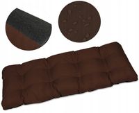 Poduszka na huśtawkę ławkę ogrodową 180x50 cm brąz