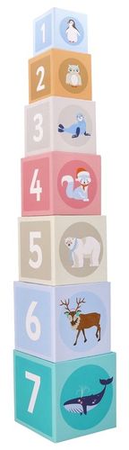 Piramida z kubeczków zwierzęta arktyczne na Arena.pl