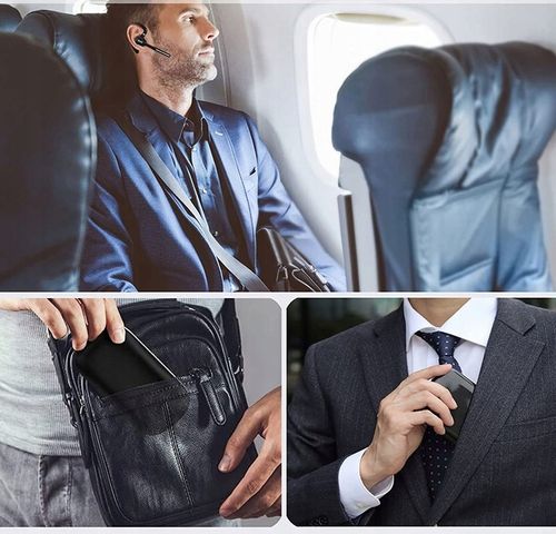 SŁUCHAWKA BLUETOOTH BEZPRZEWODOWA PRO DO TELEFONU POWERBANK CZYSTY DŹWIĘK na Arena.pl