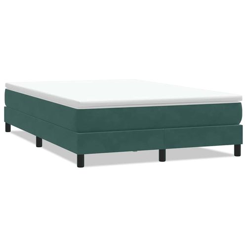 Łóżko typu Box Spring bez materaca Ciemnozielone 160x220 cm na Arena.pl