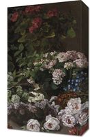 Obraz 30x50cm Spring Flowers, Monet Vintage do Salonu