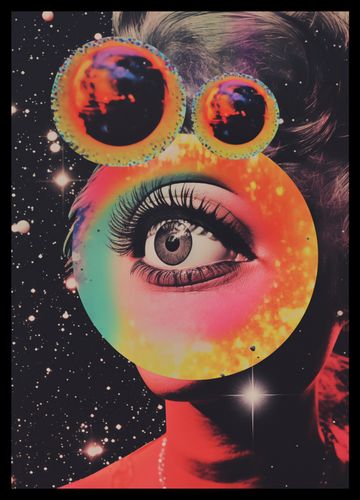 Plakat 29,7x42cm Oko w Kosmosie na Arena.pl