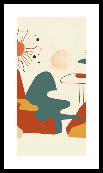 Plakat 50x100cm Kosmos Barw zdjęcie 3