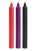 japanese drip candles multicolor