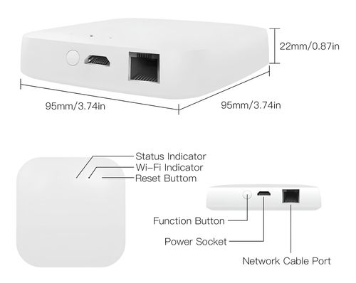 Inteligentny koncentrator domowy MOES M-HUB-MG, WiFi 2,4 GHz z aplikacją na Arena.pl