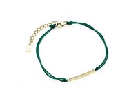 BRANSOLETKA CELEBRYTKA BAWEŁNA SZTABKA BLASZKA