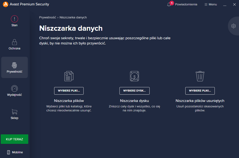 AVAST Premium Security 1 PC  2 lata na Arena.pl