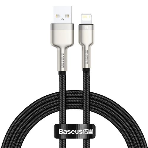 kabel usb do lightning baseus cafule, 2.4a, 1m (czarny) na Arena.pl