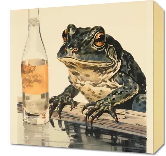 Obraz 40x40cm Refleksje Błotniaka zdjęcie 1