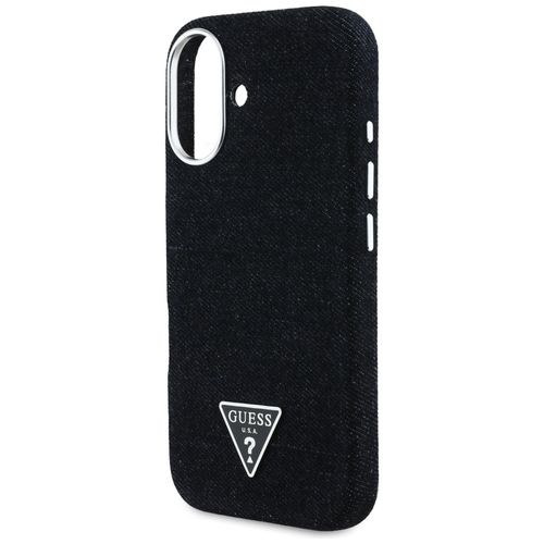 etui guess denim triangle logo magsafe   do iphone 16 czarny na Arena.pl