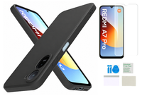 Etui do XIAOMI REDMI A7 PRO czarny case matowy + folia ochronna na ekran