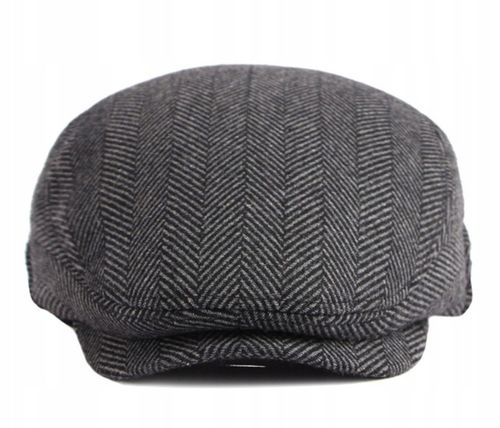 KASZKIET Męski Alessio Stylowy Elegancki FLAT CAP Jesień Zima Czapka RETRO na Arena.pl