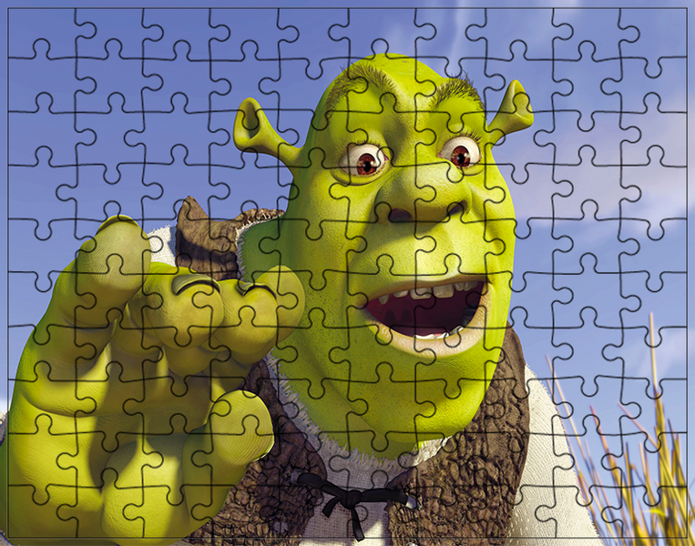 Puzzle Shrek zdjęcie 1